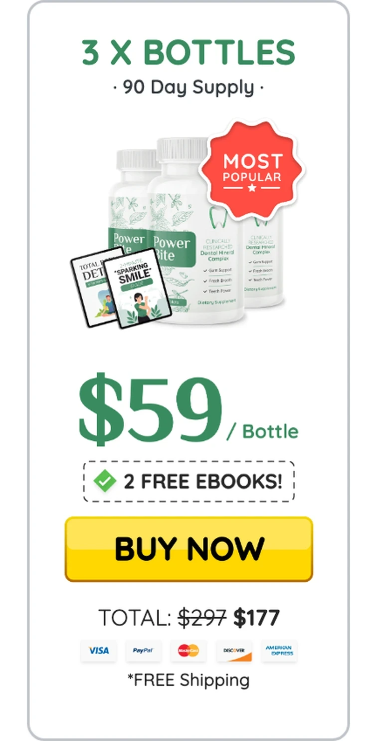 PowerBite 3 bottles